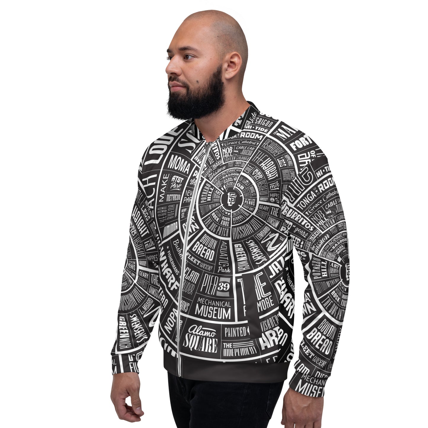 San Francisco Type Wheel - All Over Jacket