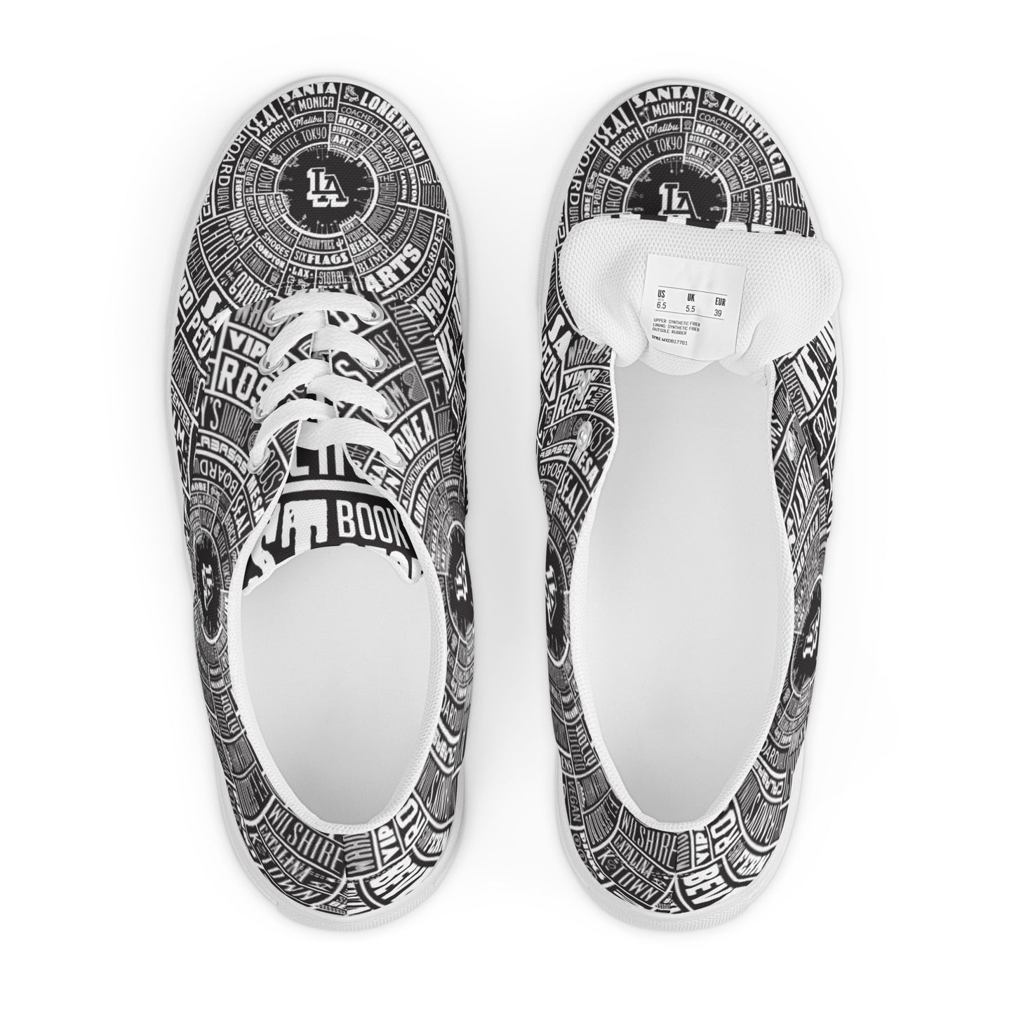 Men's Los Angeles Type Wheel Shoes - Black
