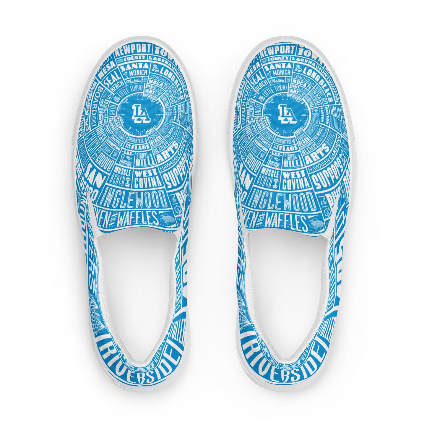 Men’s Los Angeles Type Wheel slip on shoes - Blue