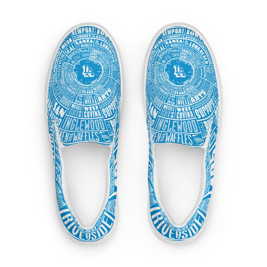 Men’s Los Angeles Type Wheel slip on shoes - Blue