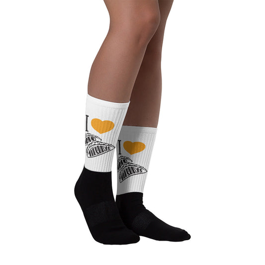 Black foot socks  -- I loVe Taco Tuesdays