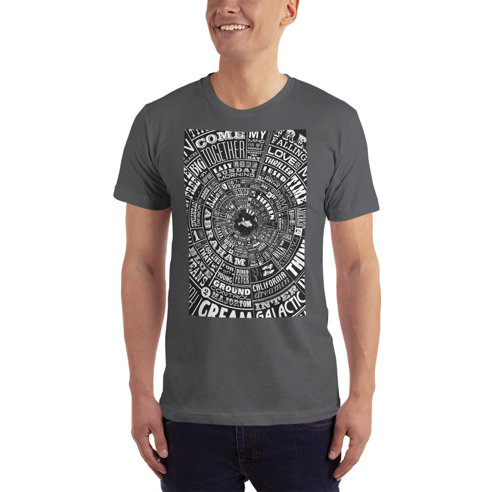Musical type wheel - Men's T-Shirt
