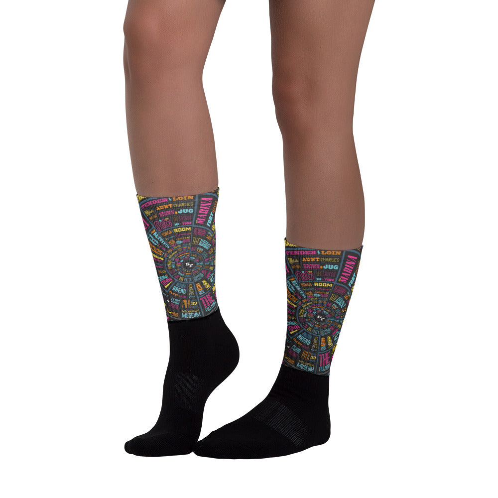 San Francisco Type Wheel - Socks