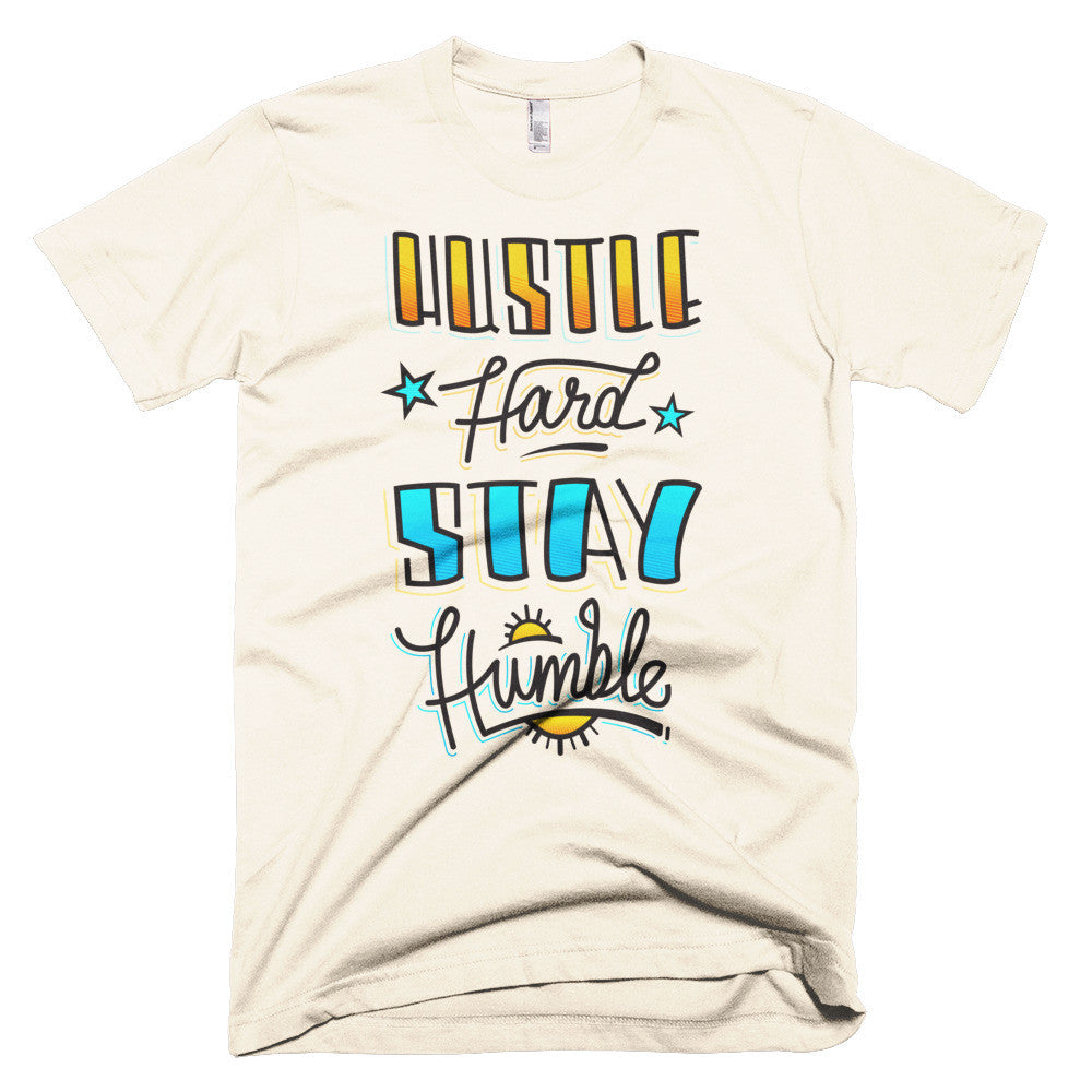 Men's t-shirt -- Hustle Hard Stay Humble