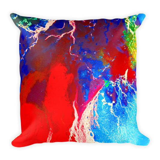 Water Color Abstract 2 - Square Pillow