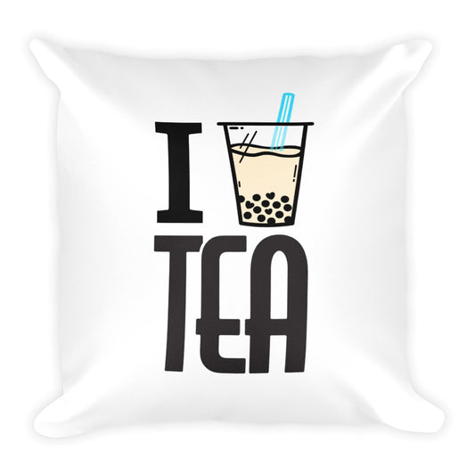 Square Pillow - Boba Tea