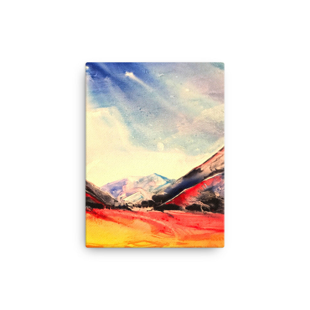 Water Color Landscape Canvas