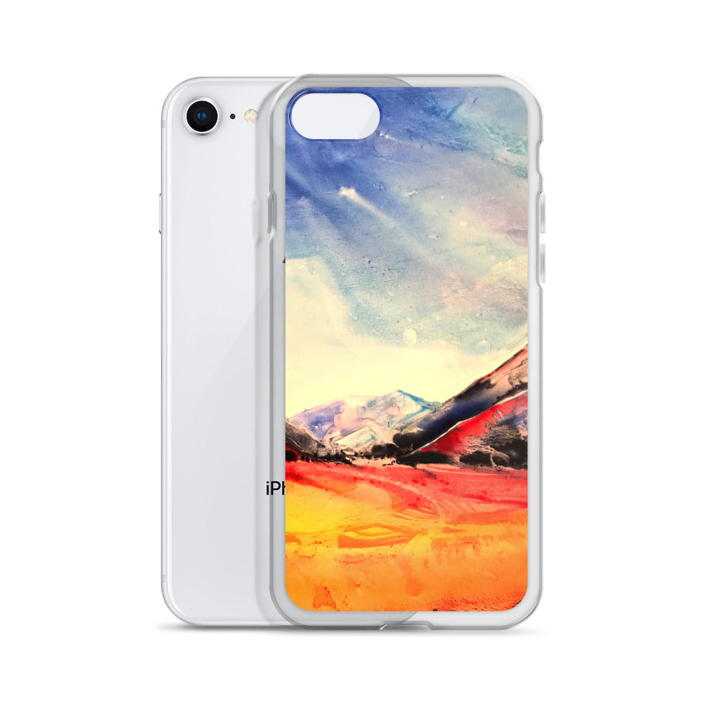 Water Color Landscape iPhone Case