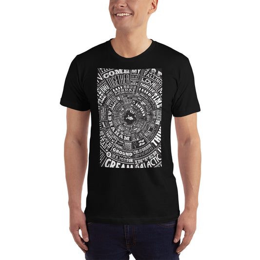 Musical type wheel - Men's T-Shirt