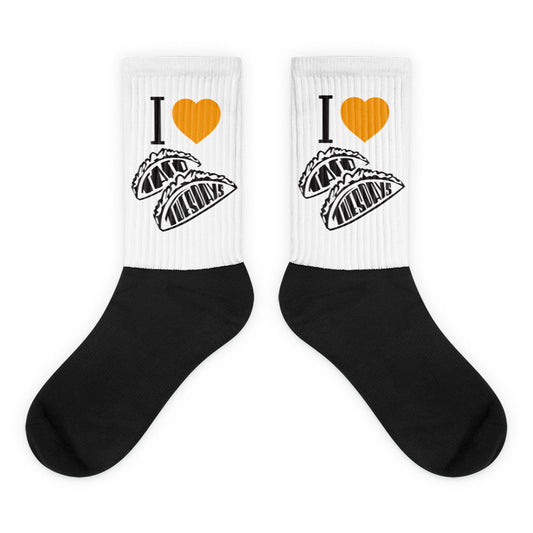 Black foot socks  -- I loVe Taco Tuesdays