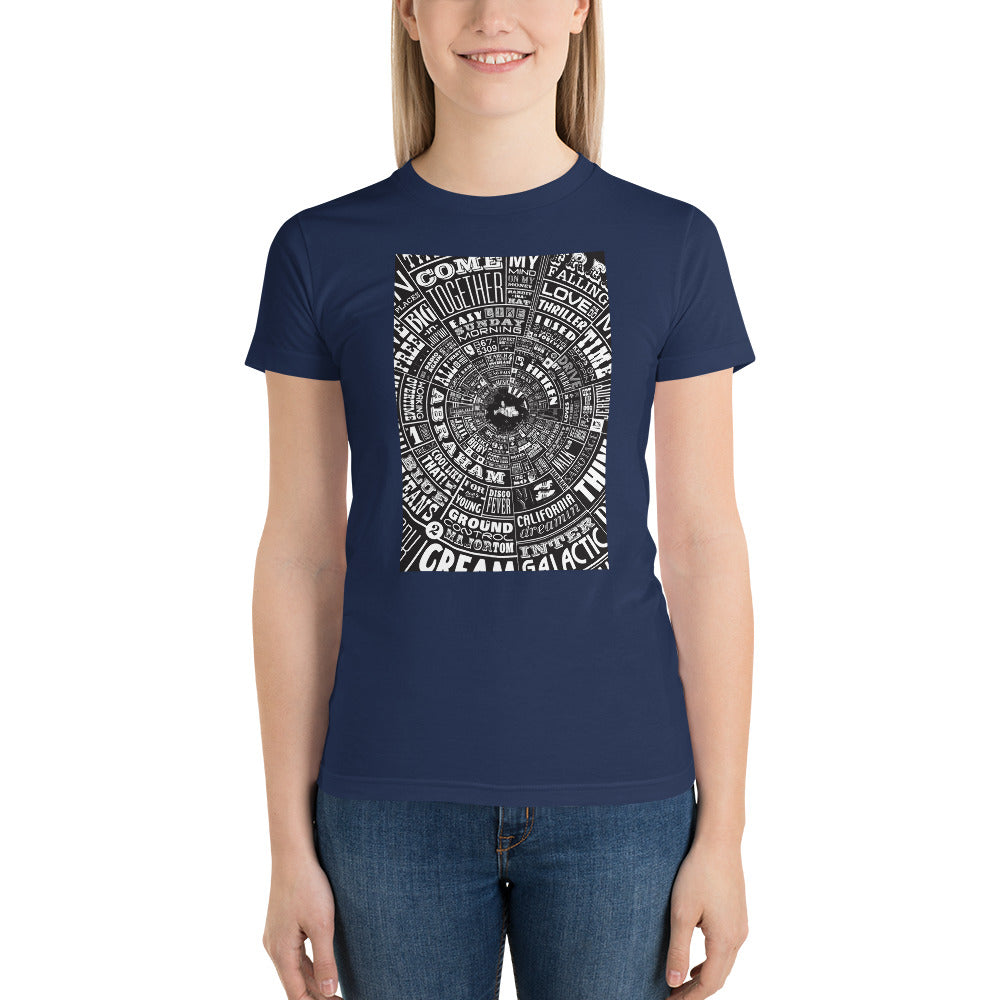 Musical Type Wheel - Women's t-shirt