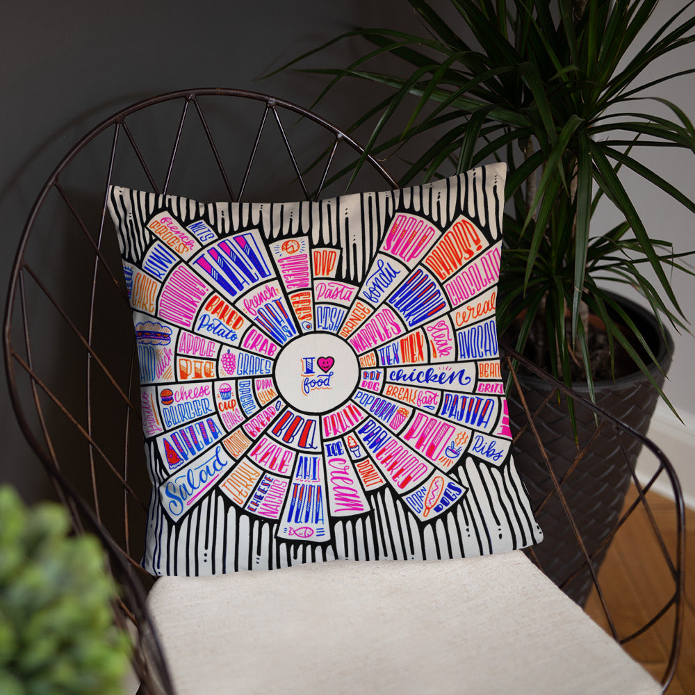I love food - Basic Pillow