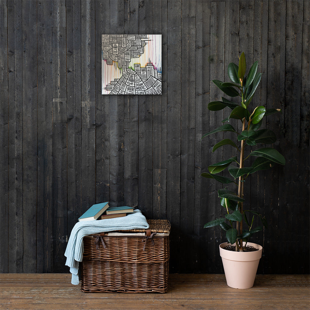 Be here now - Canvas Wall Art