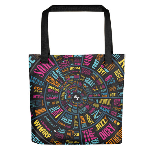 San Francisco SF type wheel - Tote bag