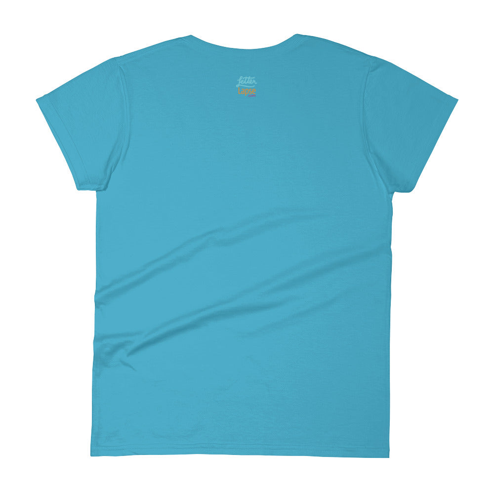 Women's short sleeve t-shirt - SF type wheel design