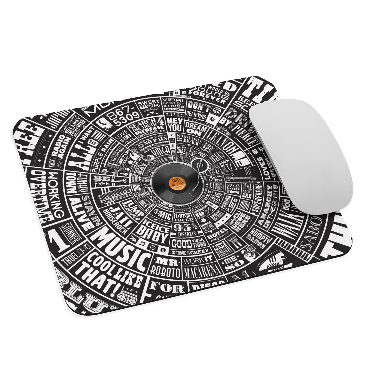 Musical Type Wheel - Mouse pad