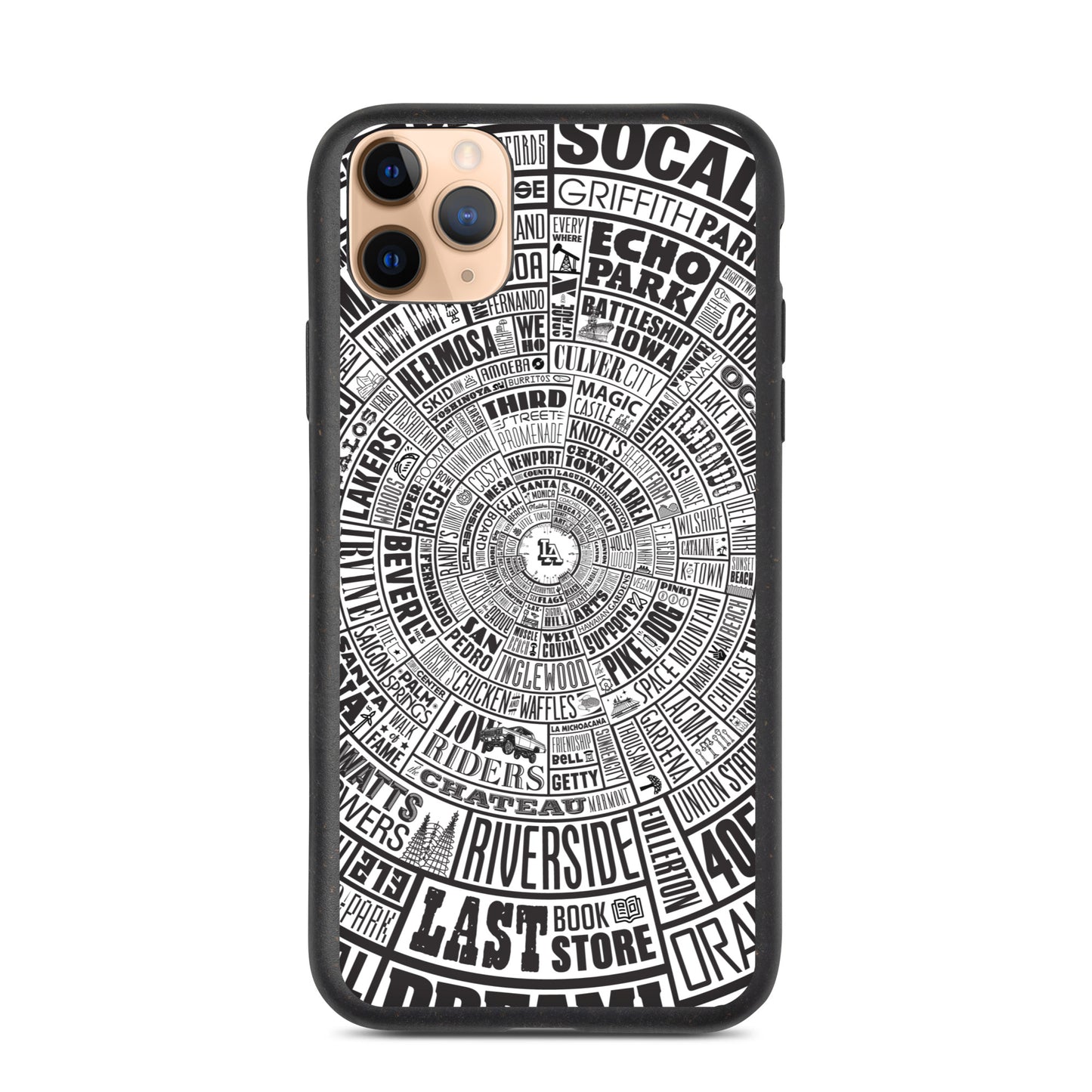 Los Angeles Type Wheel - Phone Case