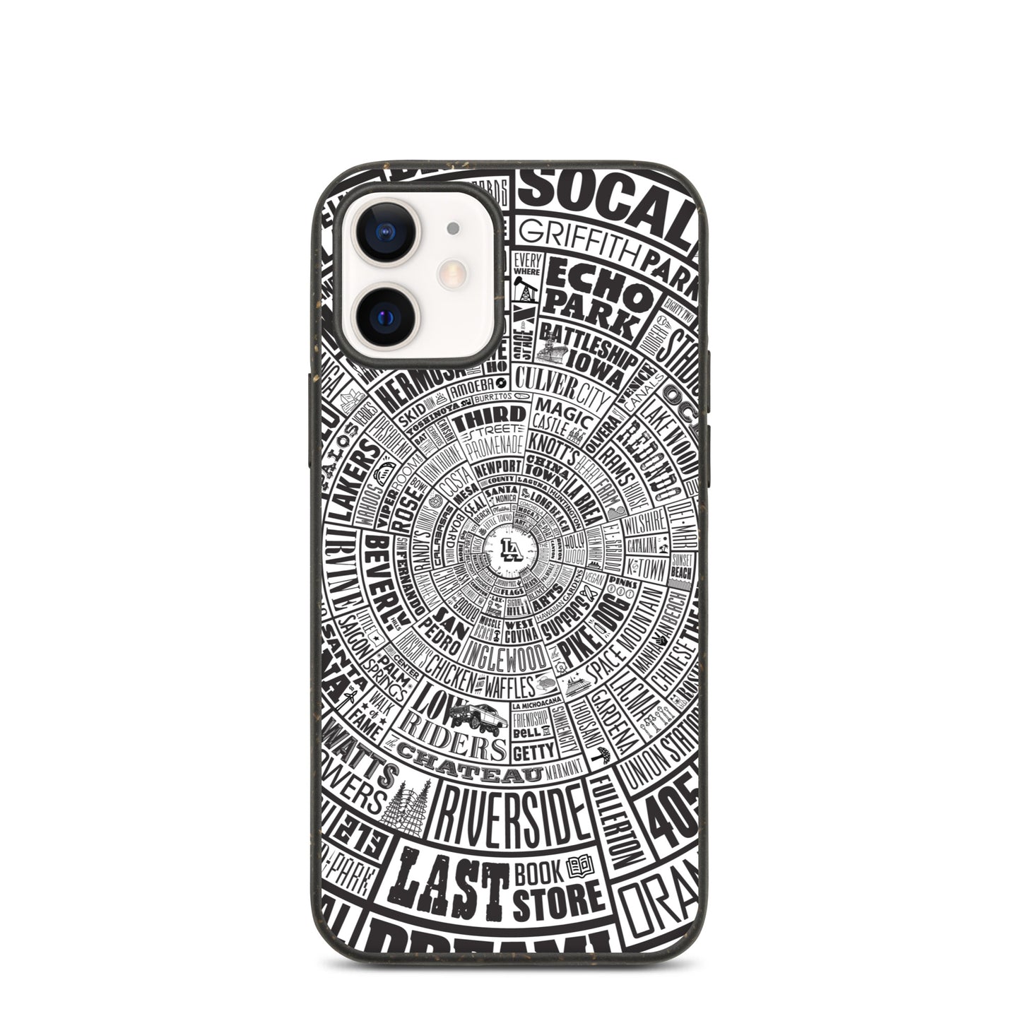 Los Angeles Type Wheel - Phone Case