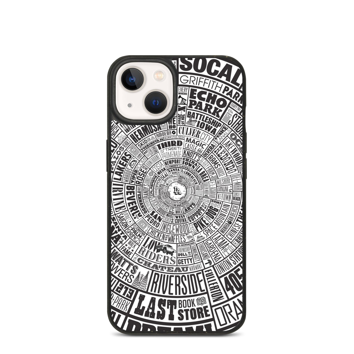 Los Angeles Type Wheel - Phone Case