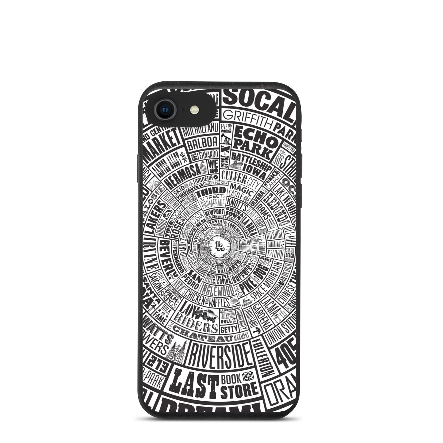 Los Angeles Type Wheel - Phone Case