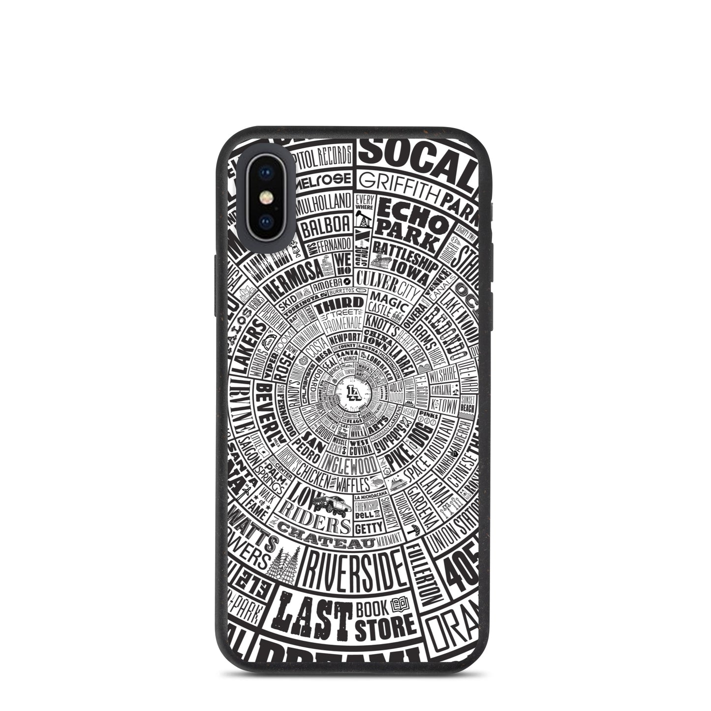 Los Angeles Type Wheel - Phone Case
