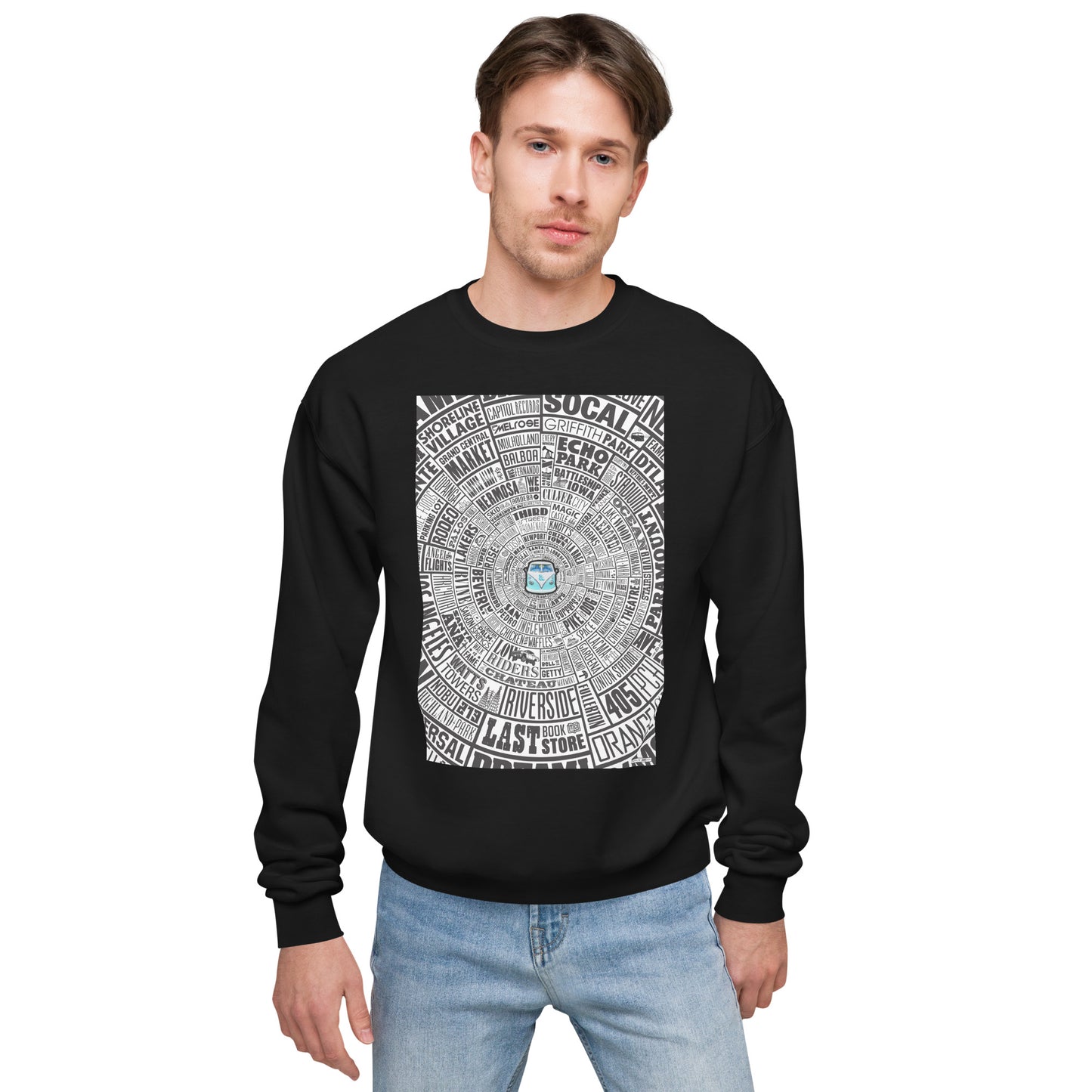 Los Angeles Type Wheel Sweater