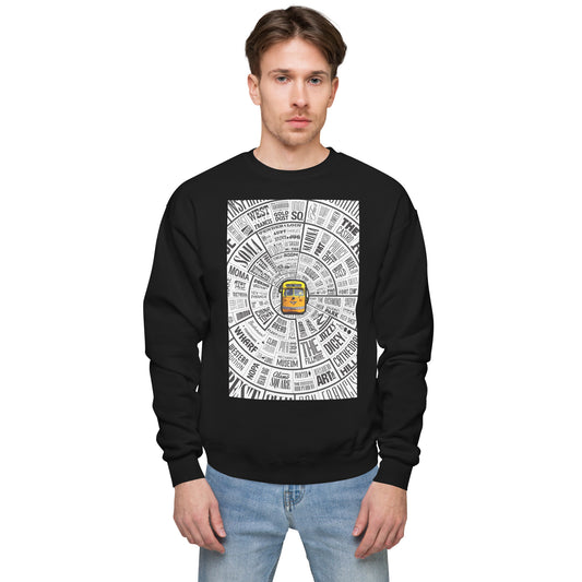 San Francisco Type Wheel - Sweater - Black