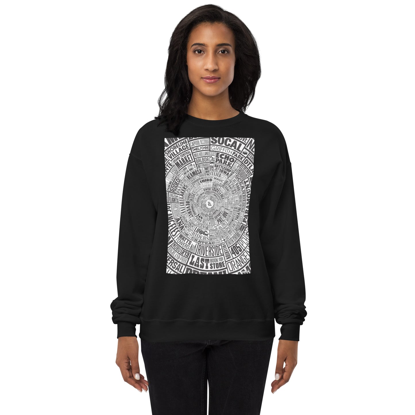 Los Angeles Type Wheel - Sweater - Womens