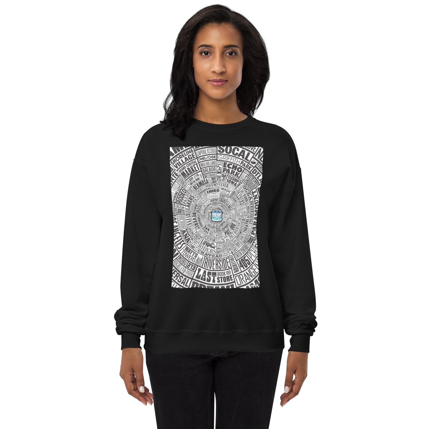 Los Angeles Type Wheel - Sweater - Women's