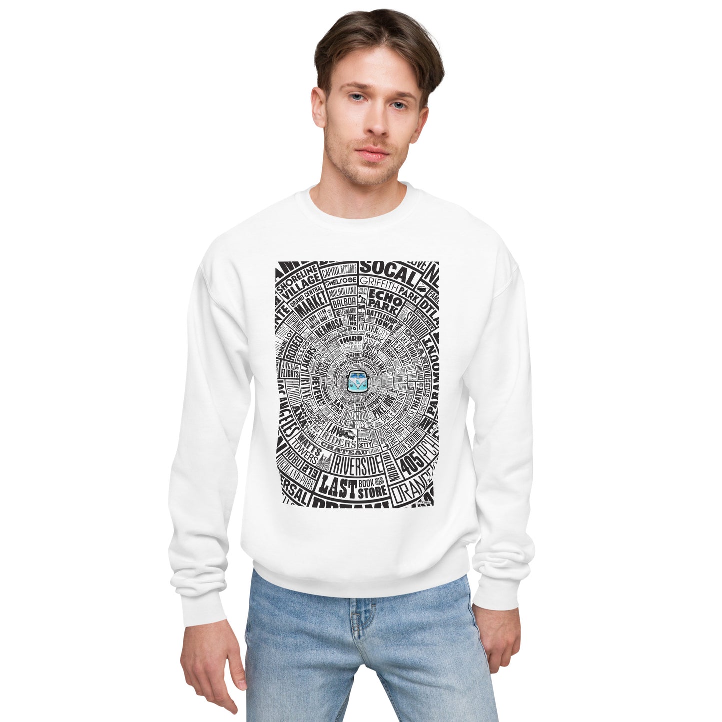 Los Angeles Type Wheel Sweater