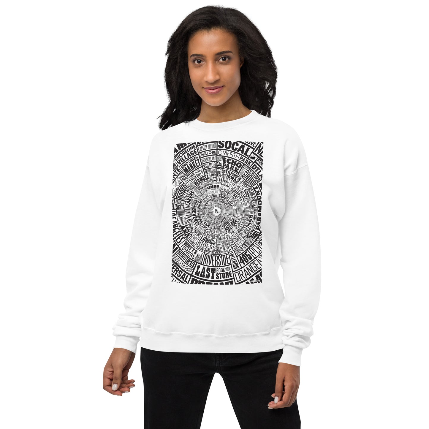 Los Angeles Type Wheel - Sweater - Womens