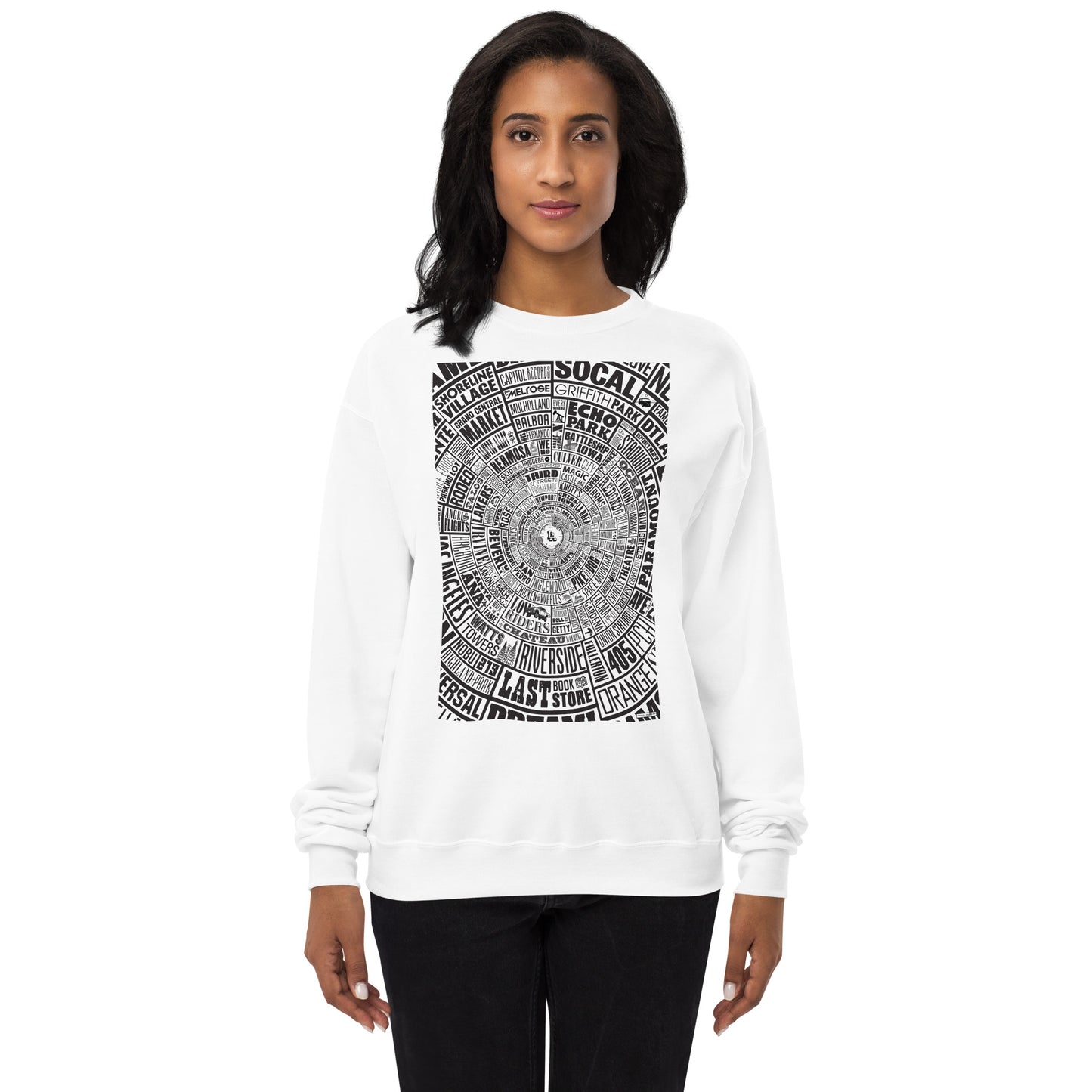 Los Angeles Type Wheel - Sweater - Womens