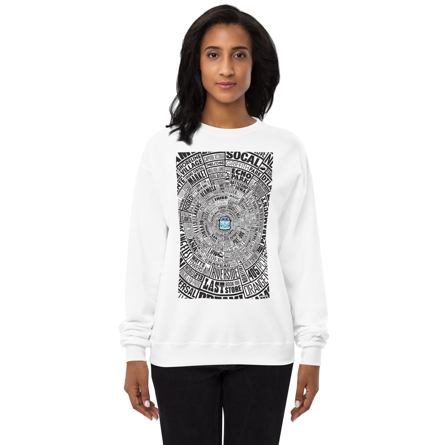 Los Angeles Type Wheel - Sweater - Women's