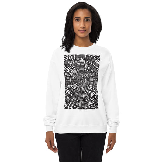 San Francisco Type Wheel - Sweater - Women's - Black Bkg
