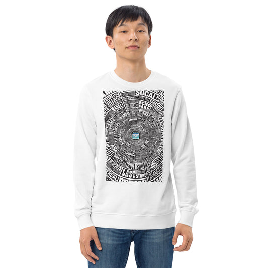 Los Angeles Type Wheel - Sweater - Black Bkg