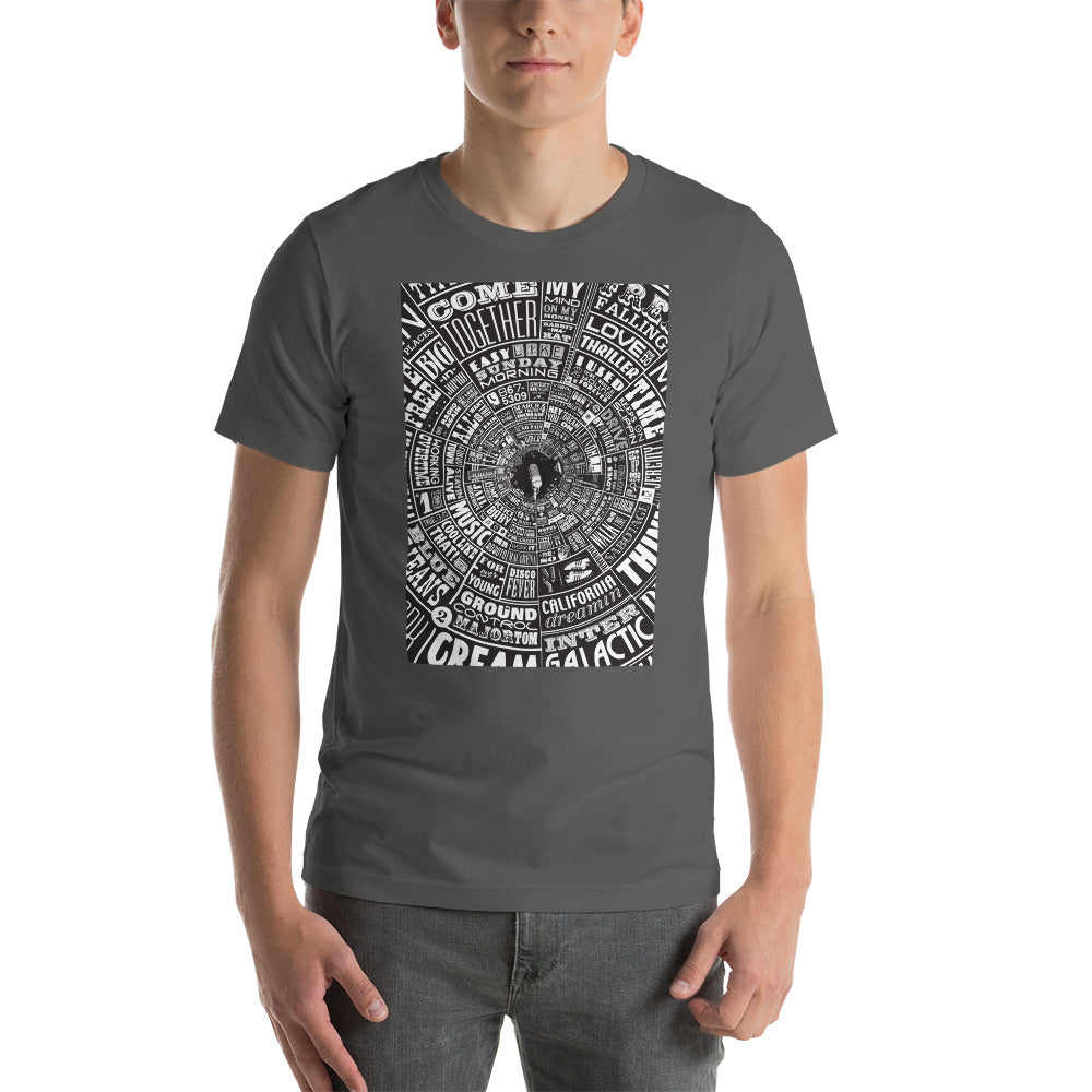 Men's Musical Type Wheel - T-shirt