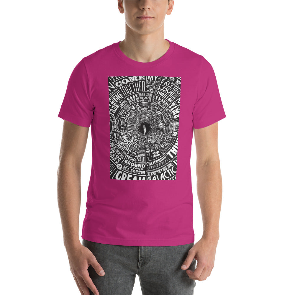 Men's Musical Type Wheel - T-shirt