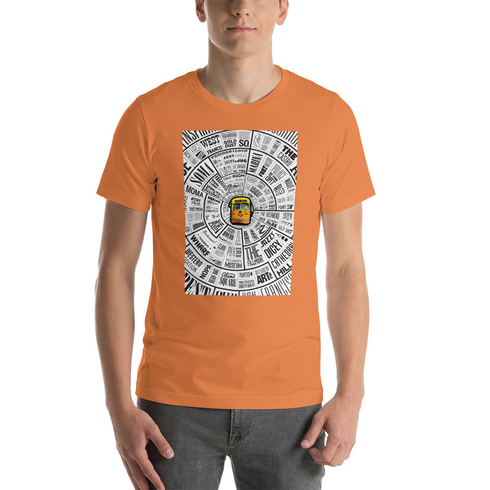 San Francisco themed t-shirt