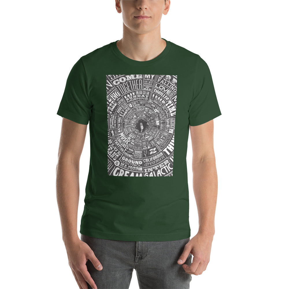 Men's Musical Type Wheel - T-shirt