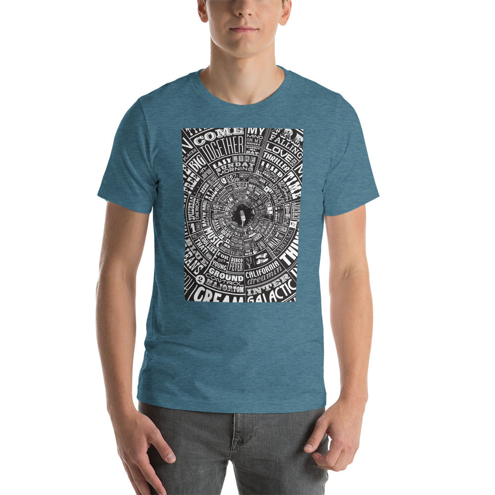Men's Musical Type Wheel - T-shirt