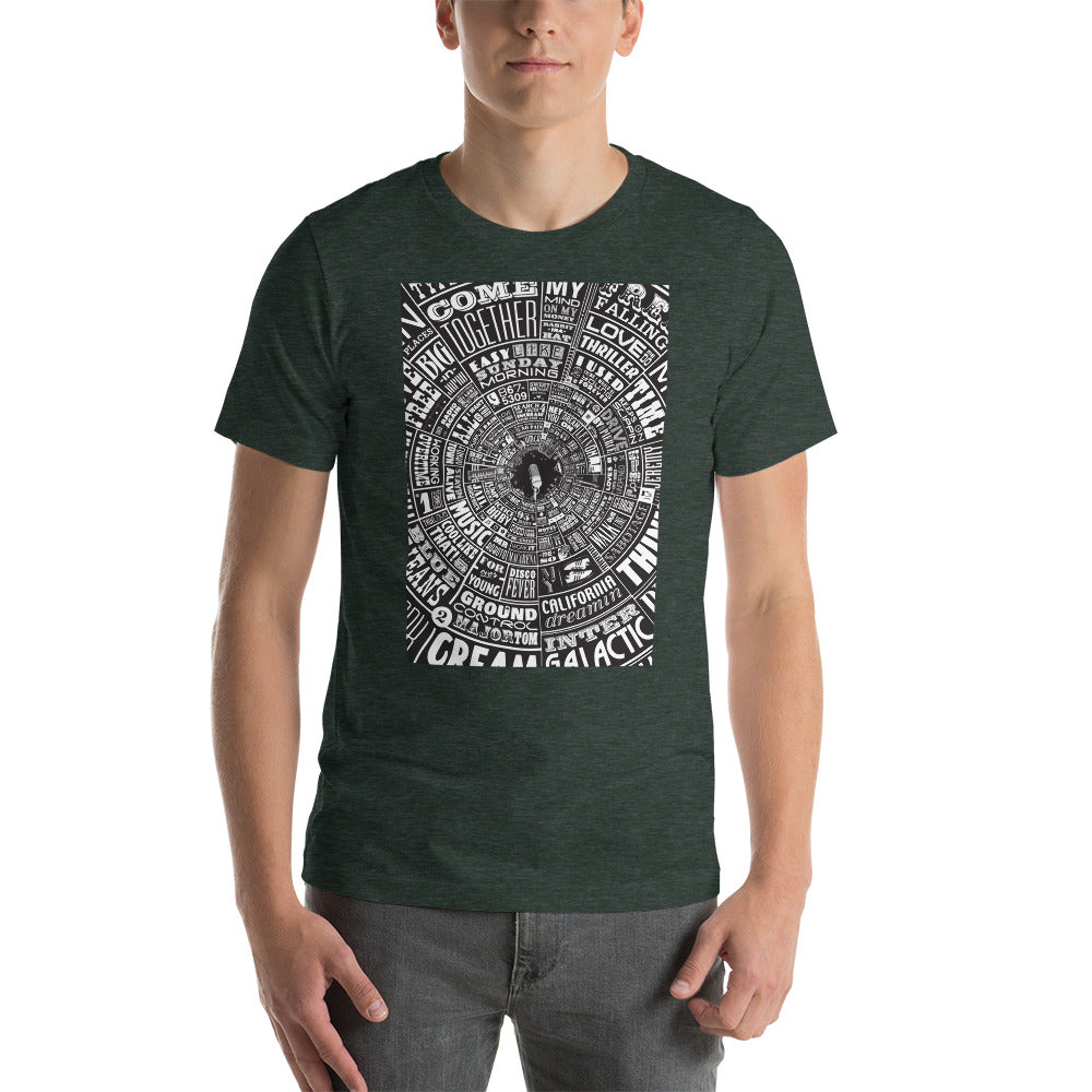 Men's Musical Type Wheel - T-shirt