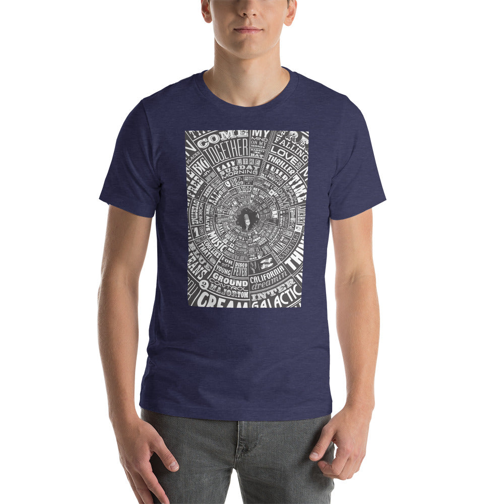 Men's Musical Type Wheel - T-shirt