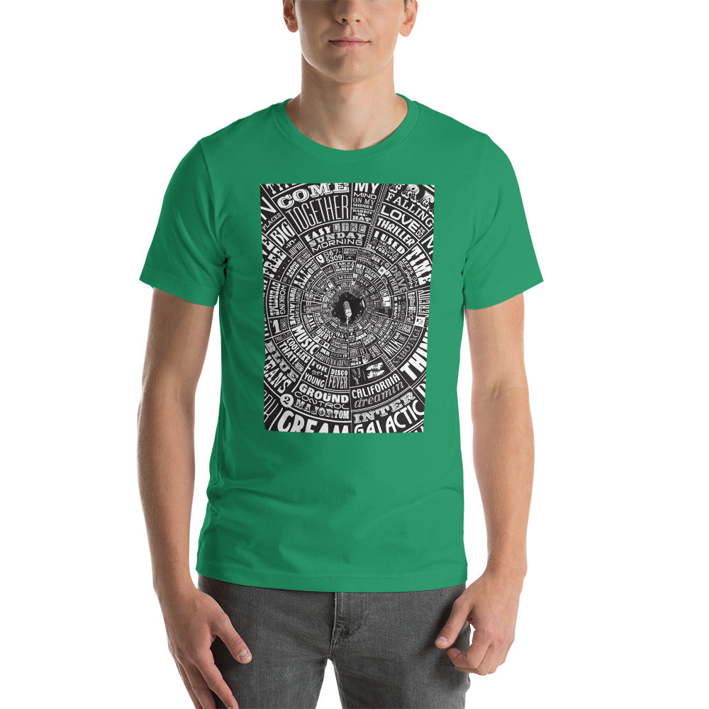 Men's Musical Type Wheel - T-shirt