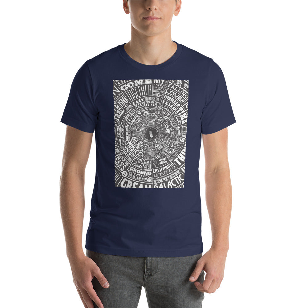 Men's Musical Type Wheel - T-shirt