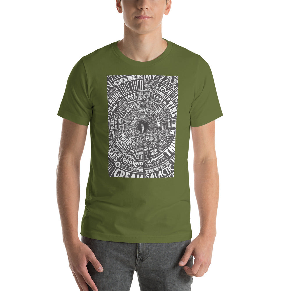 Men's Musical Type Wheel - T-shirt