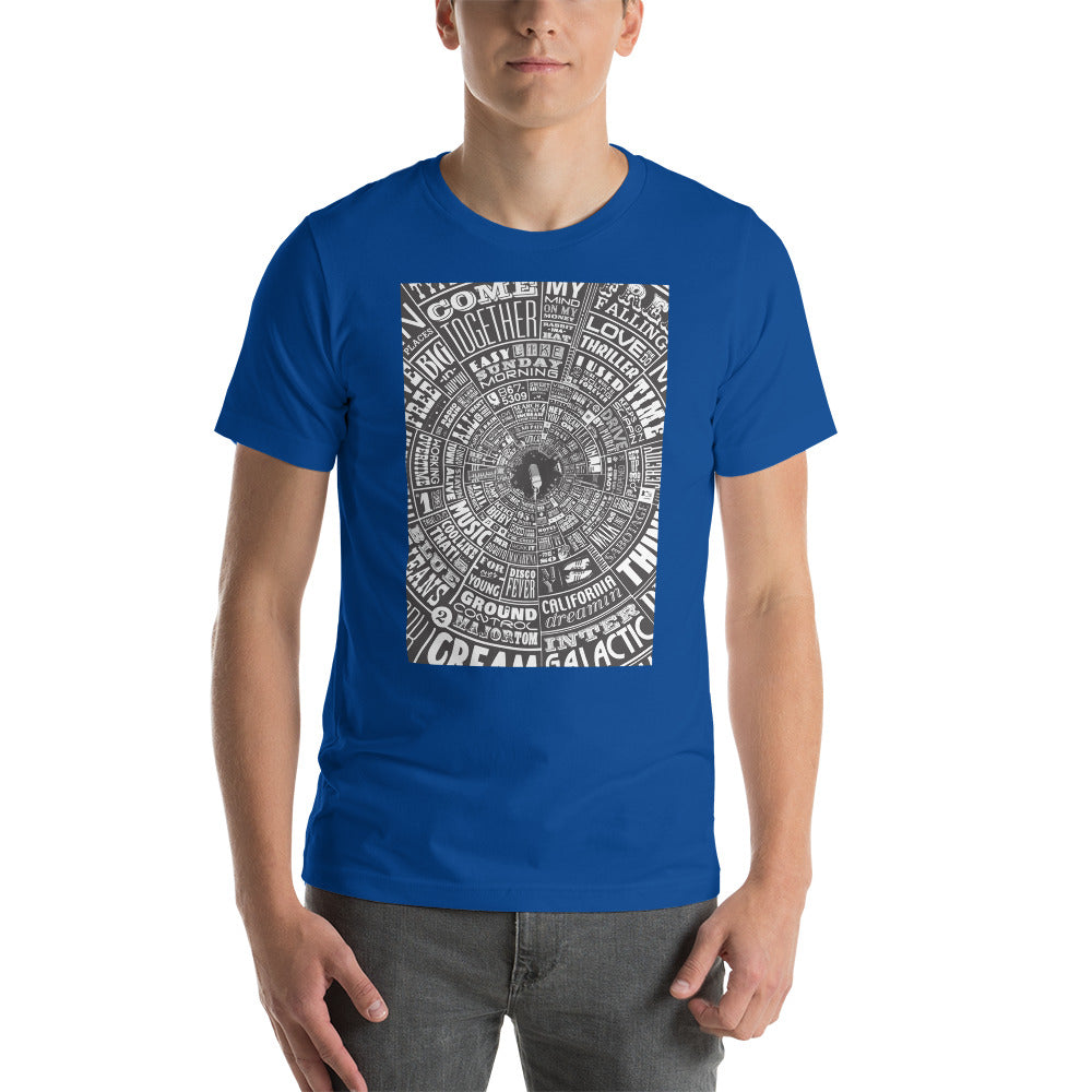 Men's Musical Type Wheel - T-shirt