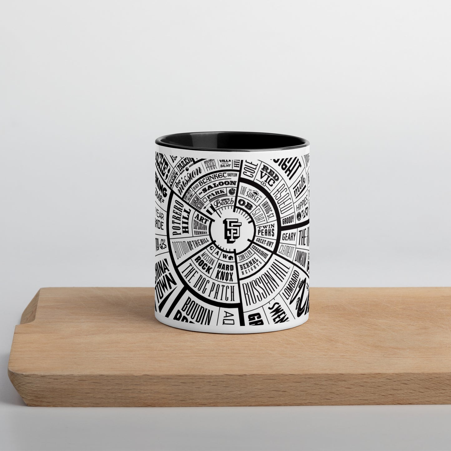 San Francisco Type Wheel Coffee/tea mug