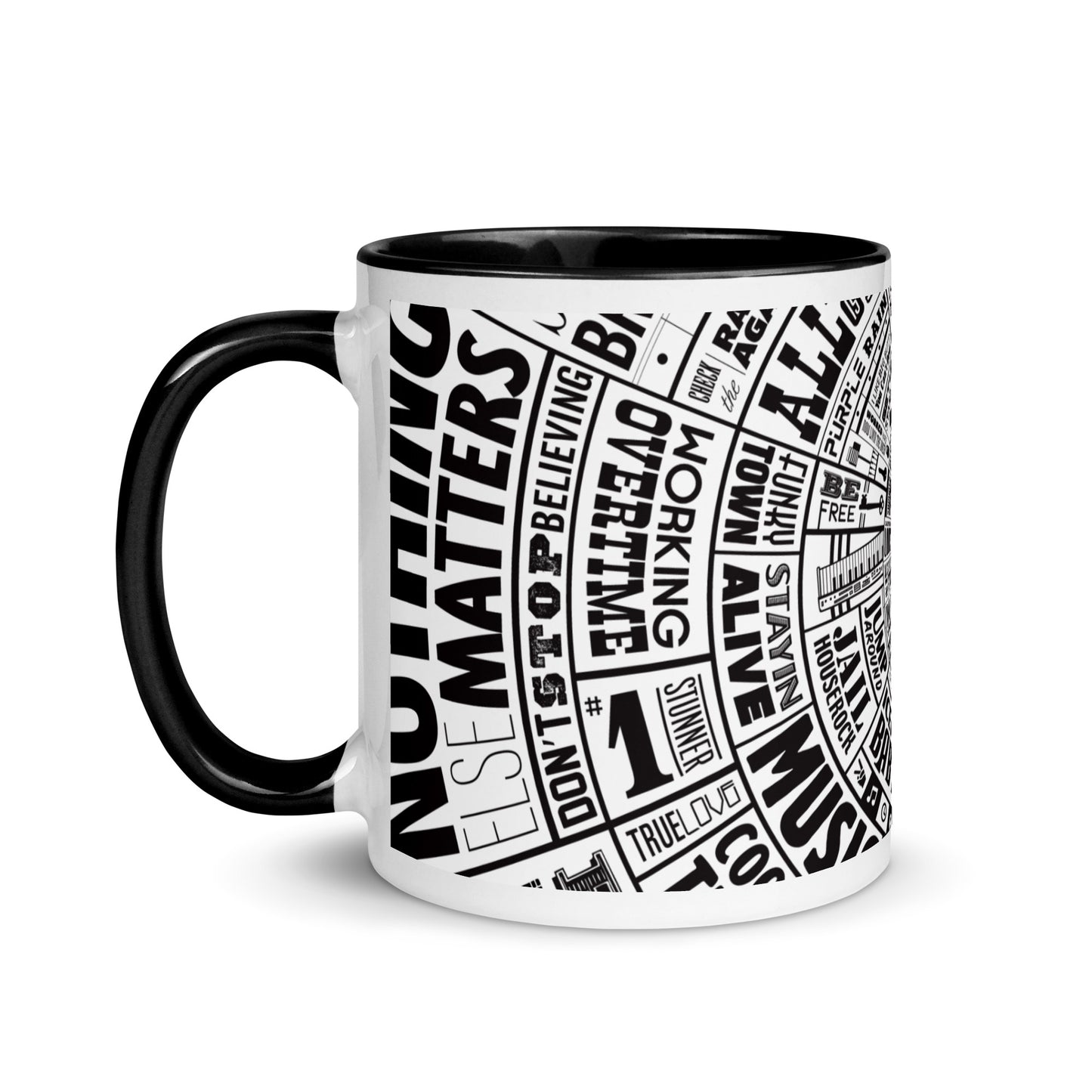Musical Type Wheel Coffee Mug