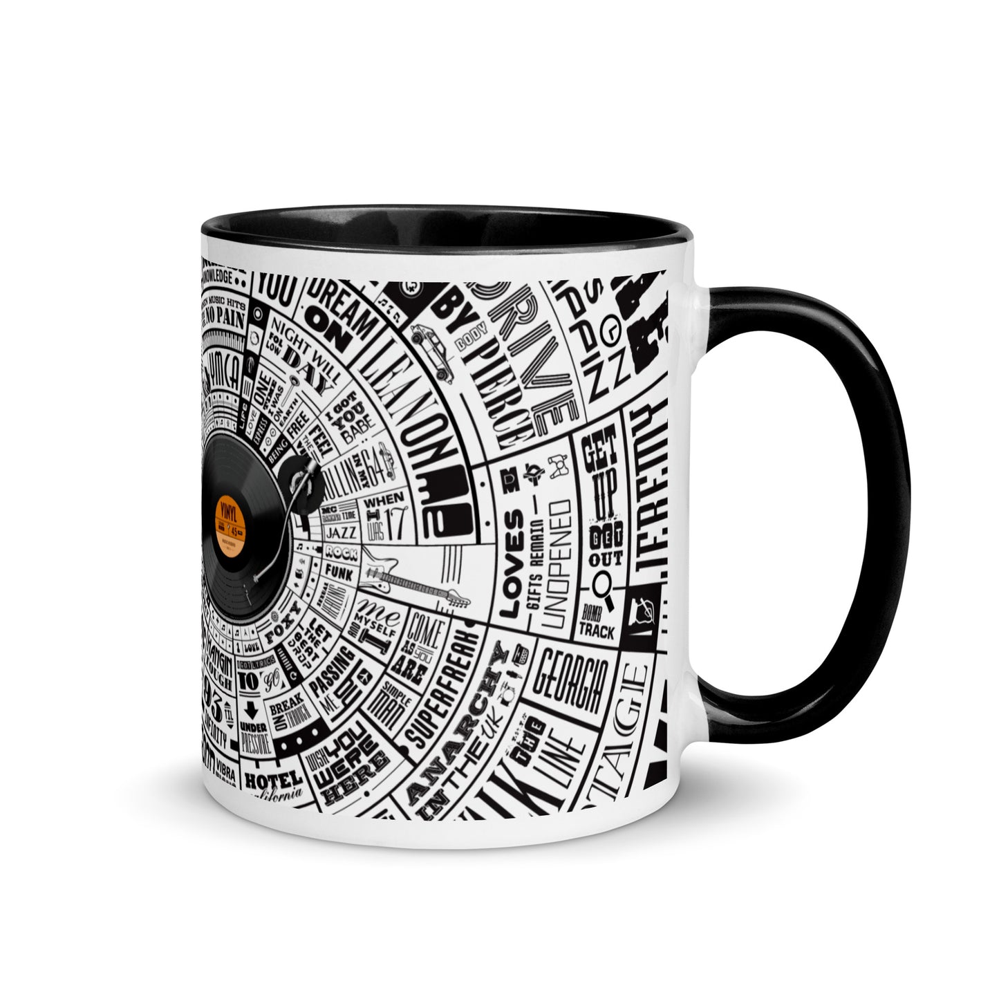 Musical Type Wheel Coffee Mug