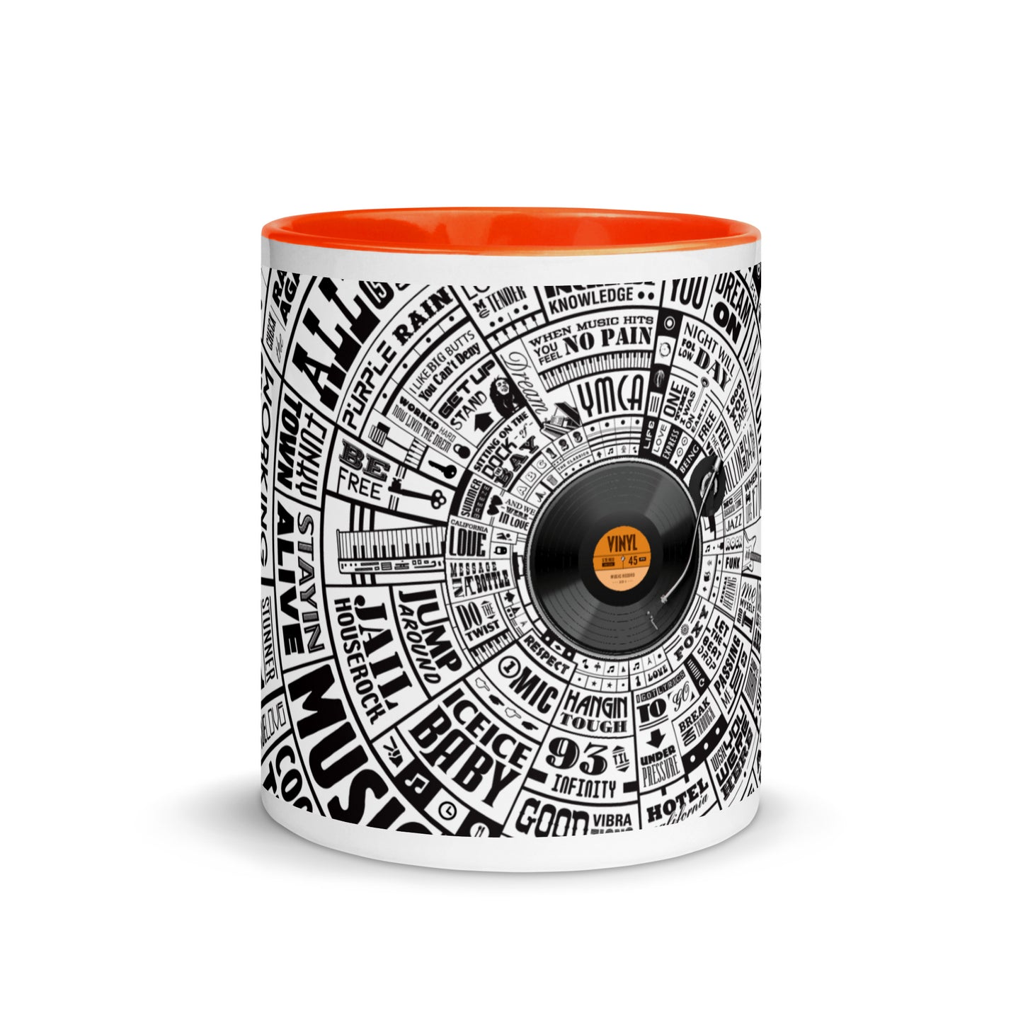 Musical Type Wheel Coffee Mug